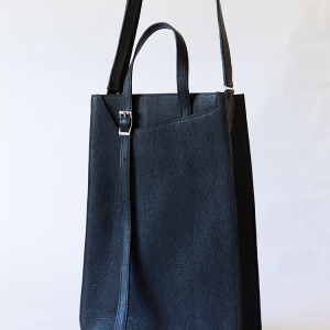 Sac en cuir, grand model Aubépine